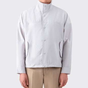 Veste “Evo” Coton & Nylon : Gris Clair