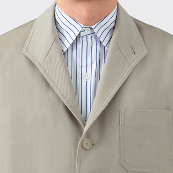 Teba Jacket Gabardine de Laine : Beige