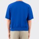 Short Sleeves Sweatshirt : Blue