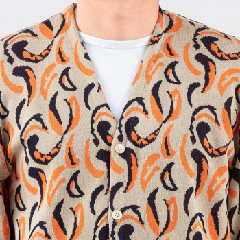 Cardigan : Beige 