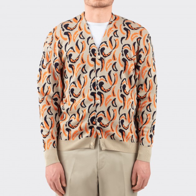 Cardigan : Beige 