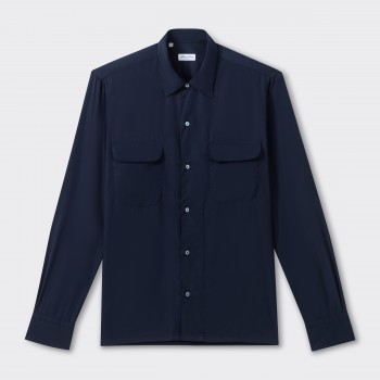 Two Pockets Shirt : Navy