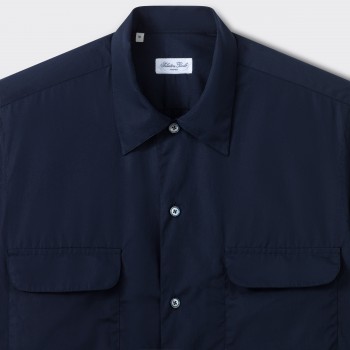 Two Pockets Shirt : Navy