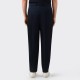 Cotton Single Pleat Trousers : Navy