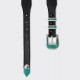 Native American “Crow Spring” Green Turquoise Ranger Belt : Black