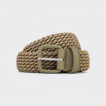 Woven Elastic Belt : Olive 