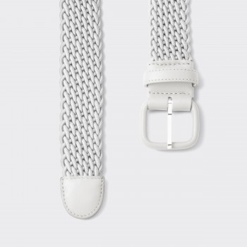 Ceinture Tressée : Blanc 