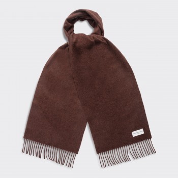 Écharpe Cachemire : Marron