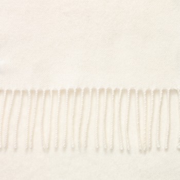 Écharpe Cachemire : Blanc