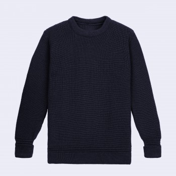 Pull Col Rond : Marine