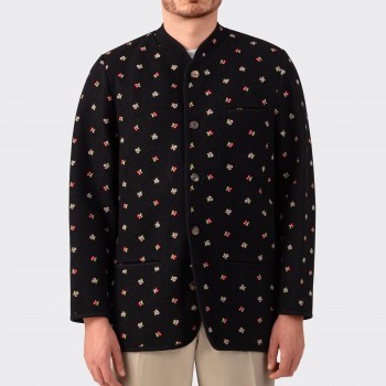 Walker Jacket Flowers : Black