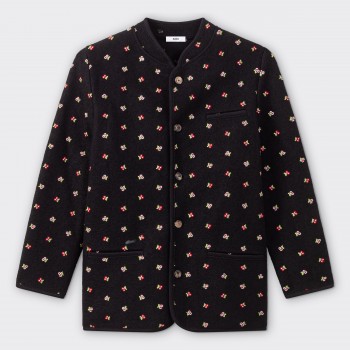 Walker Jacket Flowers : Black