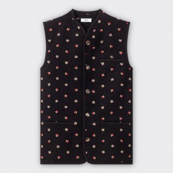 Walker Jacket Flowers : Black