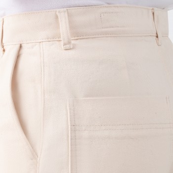 Pantalon Cargo Coton & Lin: Olive