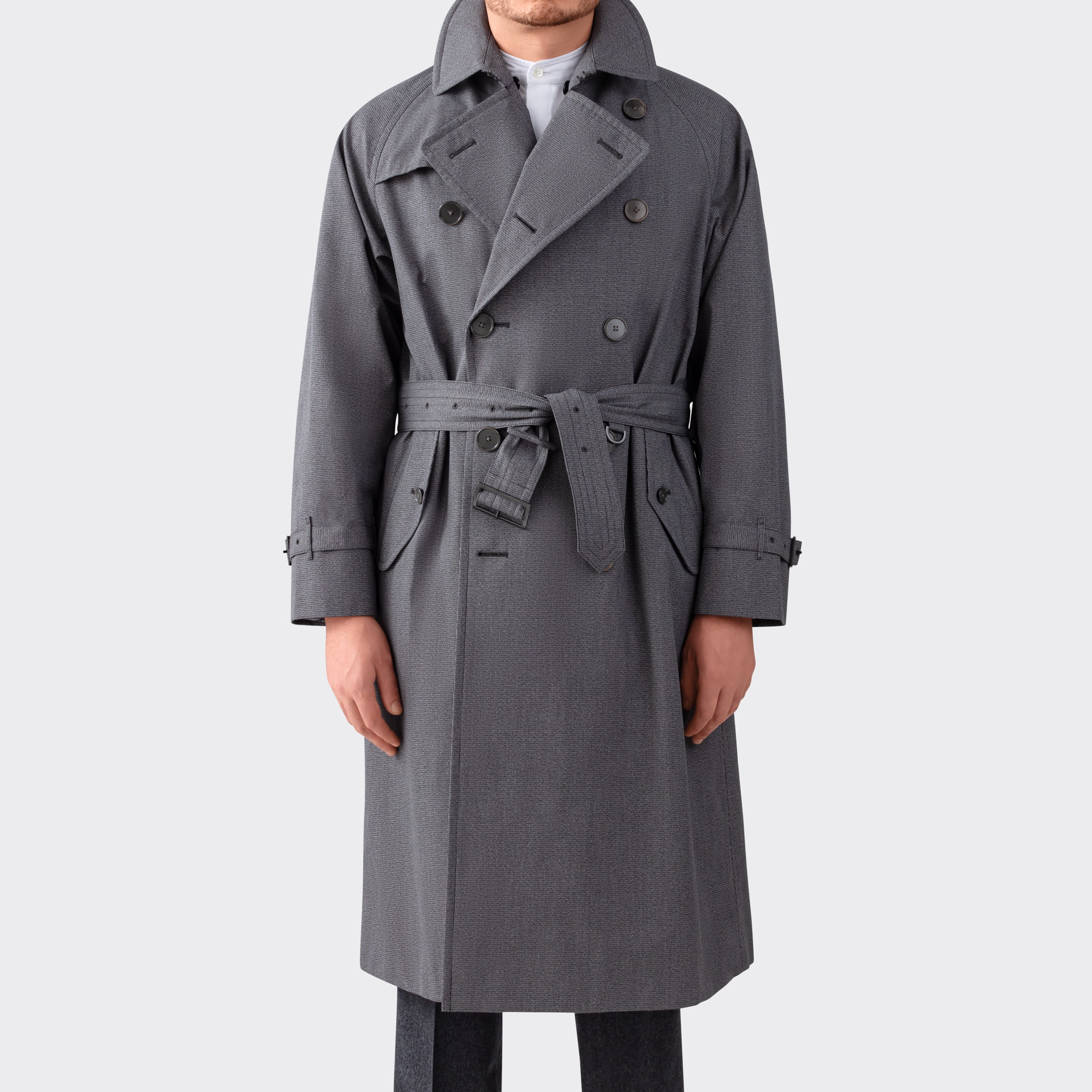Trench pied de poule sales