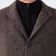 Undyed Virgin Wool Teba Jacket : Brown