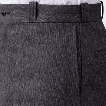 Pantalon Twill Mouliné 1963 : Gris Foncé