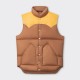 Down Vest : Tobacco