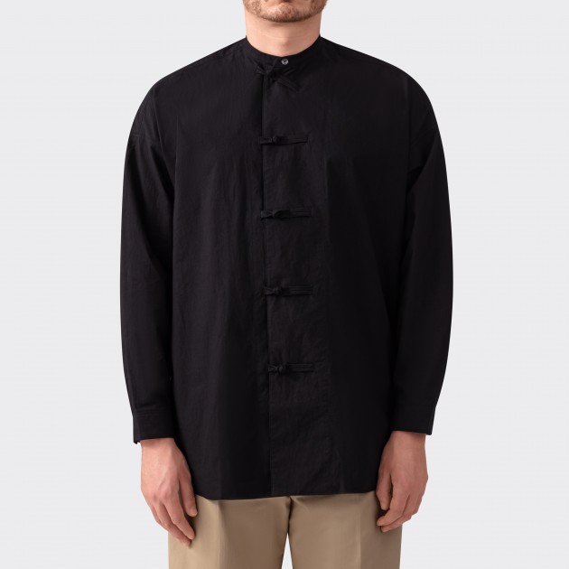 Mandarin Shirt : Black