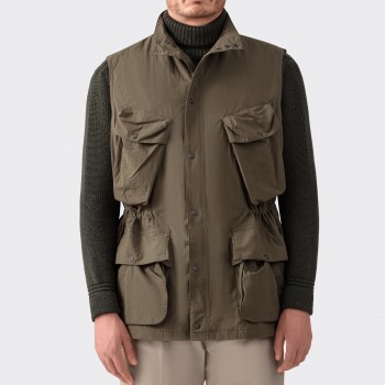 Gilet Ripstop : Vert Olive