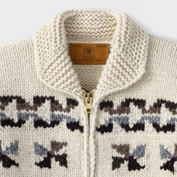 Cowichan Sweater : Grey/Black/Brown/Ecru