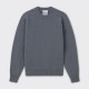 Brushed Wool Crewneck Knit : Dove Grey