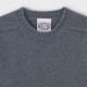 Brushed Wool Crewneck Knit : Dove Grey