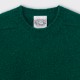 Brushed Wool Crewneck Knit : Tartan Green