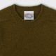 Brushed Wool Crewneck Knit : Olive Green