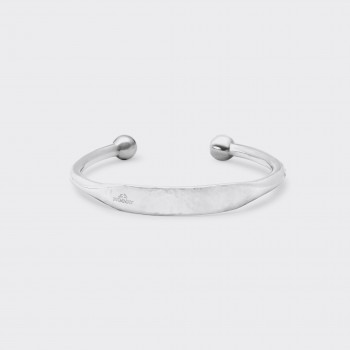 Bracelet Jonc Martelé : Argent 925