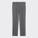 Pantalon en Flanelle : Gris Clair 