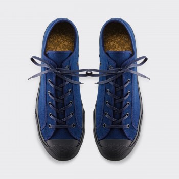 "Court" Shoe : Indigo/Indigo