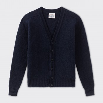 Only for BEIGE | Brushed Wool Cardigan : Black  