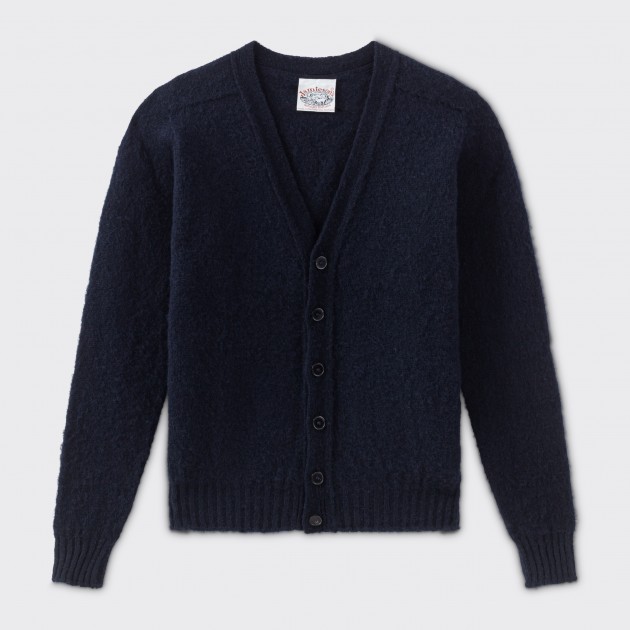 Only for BEIGE | Brushed Wool Cardigan : Black  