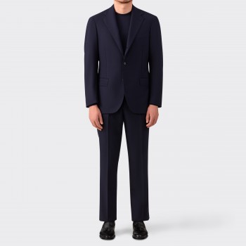 Fresco Wool Suit : Navy