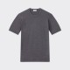 Textured Cotton T-shirt : Grey