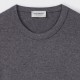 Textured Cotton T-shirt : Grey