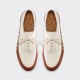 Chaussures de Sport “Oxford” : Ecru/Brique