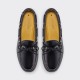 Chaussures Canoë en Cuir Horween : Noir