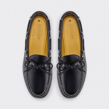 Horween Chromexcel Canoe Shoes : Black