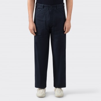 “Paul” Canvas Trousers : Navy