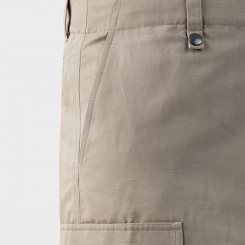 Pantalon Cargo Coton & Lin: Olive