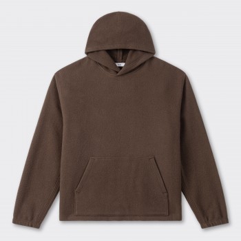 Hooded Wool Fleece : Castoro