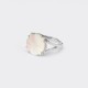 Mother of Pearl Ring : White Gold