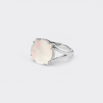 Bague Nacre : Or Blanc