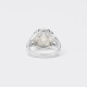 Mother of Pearl Ring : White Gold