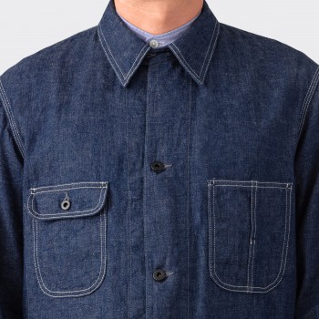 Veste « JACKSON » en Denim : Indigo
