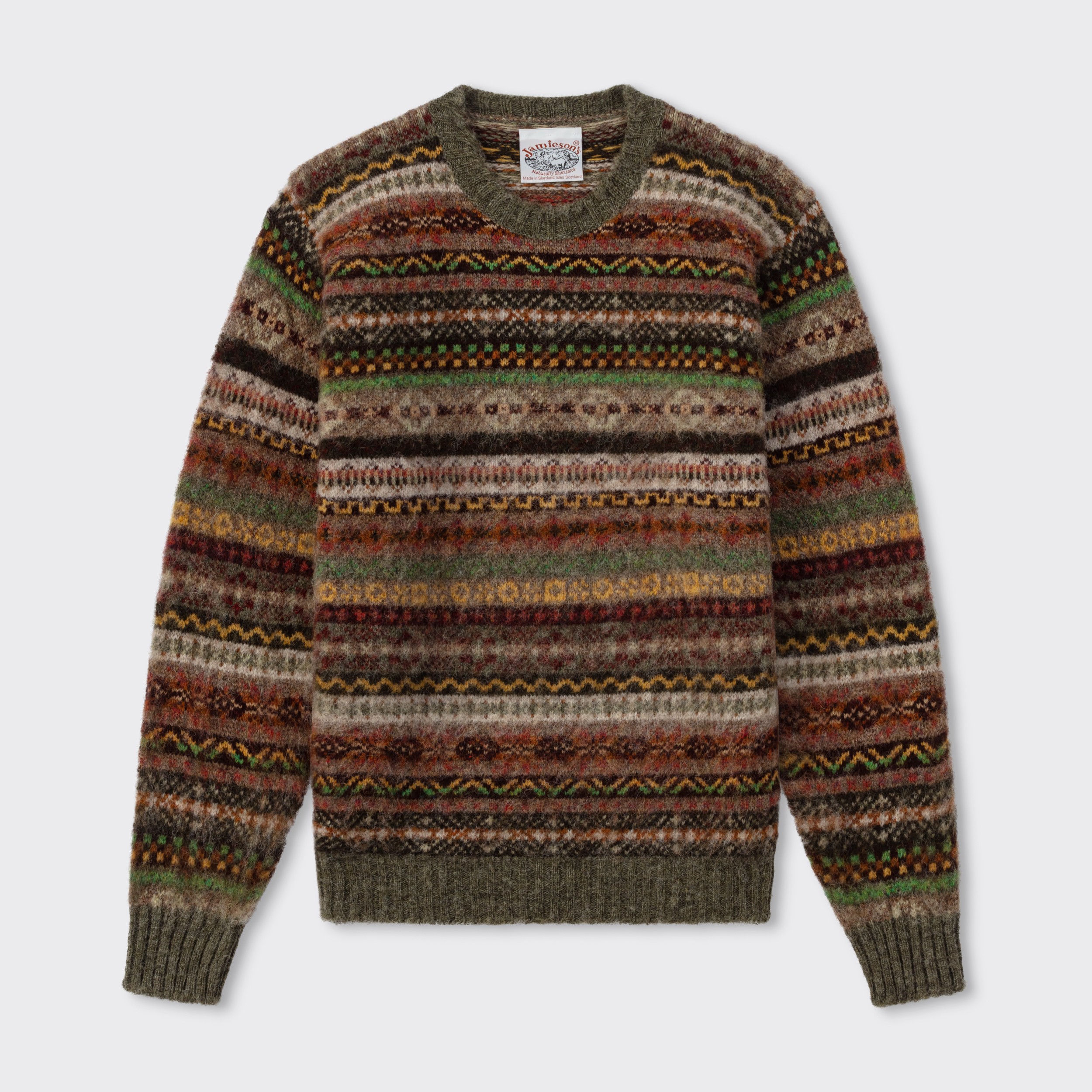 2024年 お歳暮・冬ギフト特集 Fair Brushed Hiking : Jamieson's Isle Brown : Sweater トップス