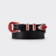 HARPO for BEIGE : Ranger Belt Amérindienne en Corail : Noir