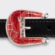 Ranger Belt Amérindienne en Corail : Noir